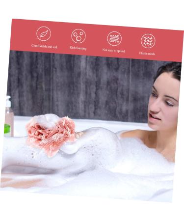 Buy Hemoton 2 Pcs Rose Bath Flower Scrubber - Exfoliating Bath Sponge & Loofah for Luxurious Shower Experience | International Shipping Available - Buy Online on GoSupps.com