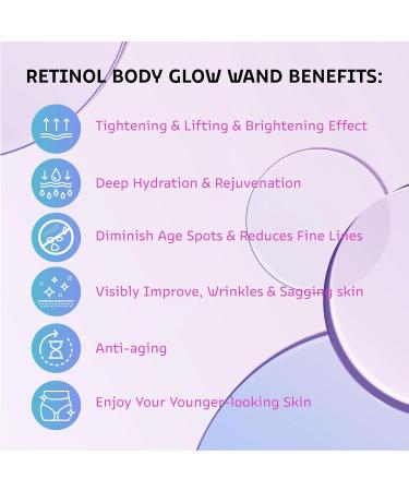 Buy Retinol Body Lotion & Glow Wand | Firming Cream for Neck & Belly | Anti-Aging Solutions for Fine Lines & Skin Tightening - Buy Online on GoSupps.com