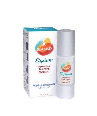 Sea Kind Elysium Perfecting Serum for Face Anti-Wrinkle Anti-Aging Skin Serum for Face - Larger 1.7 OZ in New Fully Filled Airless Pump