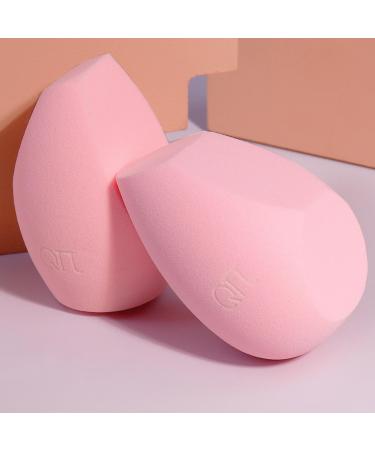 Light Pink Beauty Blender Powder Puff Wet And Dry Makeup Sponge pink 4.2*4.2*6
