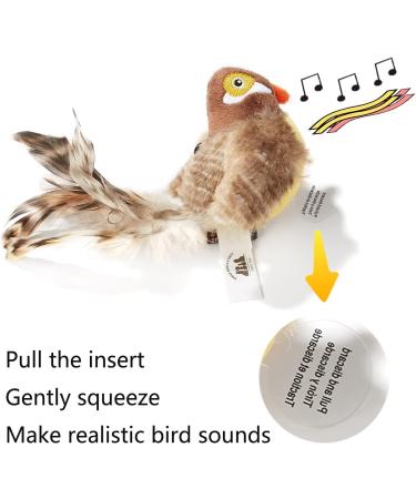 2-Pack Interactive Plush Cat Toys - Chirping Bird & Lifelike Mouse Sounds for Kittens - Fun Indoor Play for Cats - Buy Online on GoSupps.com