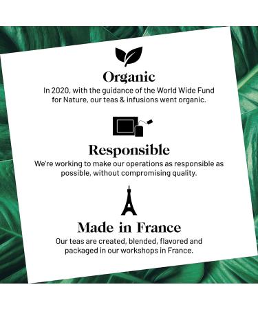 Kusmi Tea Organic Rooibos Almond - Caffeine-Free Herbal Tea Infusion Sweet & Creamy 100g Metal Can - Shop Internationally - Buy Online on GoSupps.com