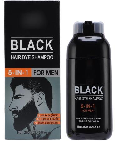 Dioche Dioche Hair Color Shampoo for Black Hair Semi-Permanent Conditioner Fast Acting Long-Lasting Gray Hair Coverage for Men and Women 250ml - Buy Online on GoSupps.com