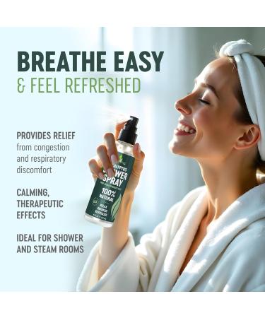 Pure Eucalyptus Shower Spray Big (8oz) - 100% Pure and Organic Oil - Eucalyptus Spray for Shower Sauna and Spa - Steam Room Oil - Made in USA - Big (8oz) Eucalyptus 8 Fl Oz (Pack of 1) - Buy Online on GoSupps.com
