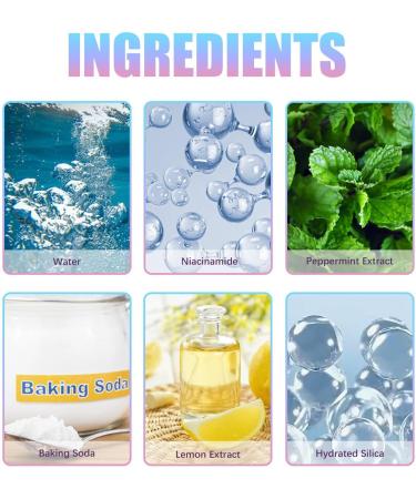 3Pcs Nicotinamide Whitening Toothpaste Dazzling White Nicotinamide Toothpaste Niacinamide Whitening Toothpaste Removes Stains and Whitens - Buy Online on GoSupps.com