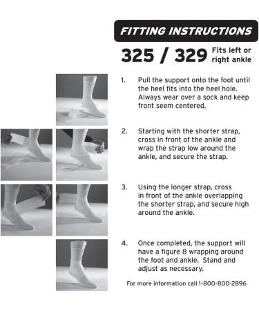 Cramer Active 325 Dual-Strap Ankle Support - Medium Black | International Shipping Available - Buy Online on GoSupps.com