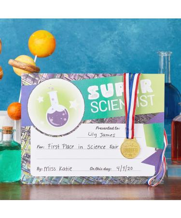 Juvale 12 Pack Gold Metal Awards Medals with Neck Ribbon - 1.5 Diameter for Sports, Tournaments, Contests - Kids and Adults - Buy Online on GoSupps.com