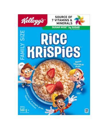 Kellogg's Rice Krispies Cereal Family Size 560g