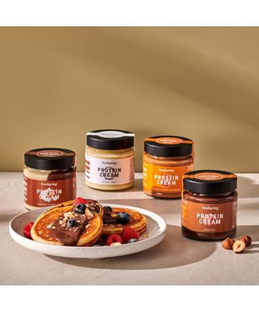 Buy foodspring Protein Cream Duo - 6 x 200g Hazelnut & Creamy Milk | 2x More Taste 85% Less Sugar - International Shipping Available - Buy Online on GoSupps.com
