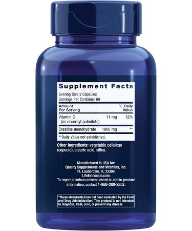 Life Extension Creatine Capsules and Optimized Ashwagandha - 120 and 60 Capsules - Buy Online on GoSupps.com