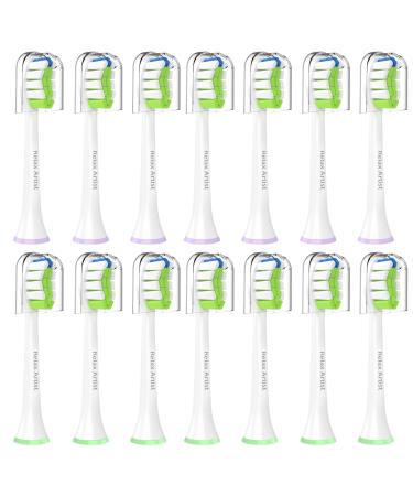 Relax Artist Replacement Toothbrush Heads for Philips Sonicare Electric Brush Head Compatible with Phillips Sonic Care Snap-on Tooth Brush