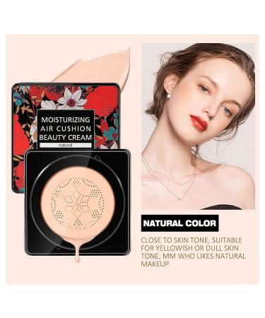 Bestniffes Mushroom Head Foundation Air Cushion CC Cream | Moisturizing Concealer | Bright Makeup Base | Long Lasting Formula | Includes Mushroom Makeup Sponge - Buy Online on GoSupps.com
