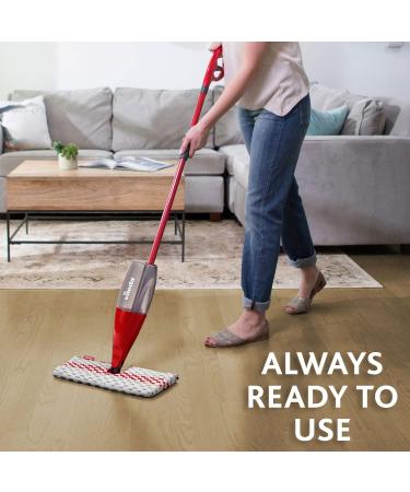 Vileda 1-2 Spray Max Microfibre Mop Red & Dr. Beckmann Carpet Stain Remover | Removes New and Dried-in Stains | Includes Applicator Brush 650 ml - Buy Online on GoSupps.com