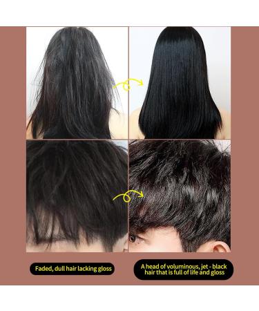 Hair Dye Shampoo 500 ml Natural Gray Coverage Hydrating Color Solution Men & Women At-Home Remedy for Gray Hair Daily Care Nourishing Formula Soft Shiny Results - Buy Online on GoSupps.com