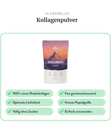 Grizzly Foods Collagen powder 1 x 500 g 100 pure & natural Optimal bioavailability Without additives Ideal for skin hair & joints Tasteneutral & versatile Collagen 500g Einzelbeutel - Buy Online on GoSupps.com