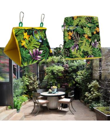NA Parrot Hanging Cage Small Pet Warm Hanging Bed for Parakeets Myna Pigeon Tropical Rain Forest - Buy Online on GoSupps.com