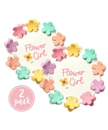 Flower Girl Hair Clips Set - Cute Proposal & Thank You Gifts - Buy Online on GoSupps.com