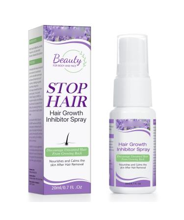 JAWSEU 10ml Hair Growth Inhibitor Hair Inhibitor Spray Hair Removal Repair Serum Reliably Mild Easy to Use No Irritation Legs Back for Arms and Face