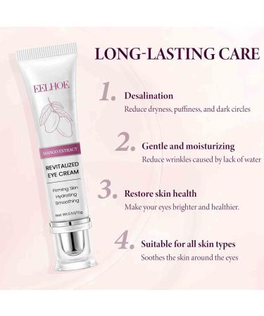 Mango Revitalize Eye Cream | Removes Dark Circles & Eye Bags | Firming & Hydrating Eye Serum (2 Sticks) - Shop Internationally! - Buy Online on GoSupps.com