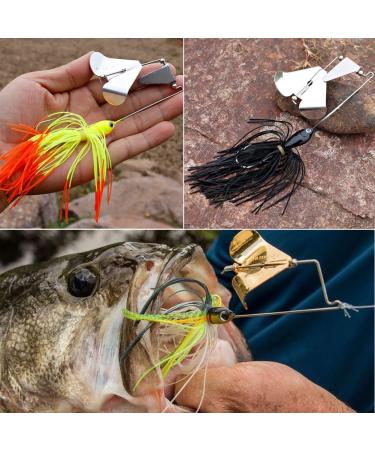 Sougayilang Buzzbait Spinnerbait Jigs - Bass Pike Fishing Lures (4PCS) - Buy Online on GoSupps.com