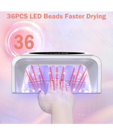 NAILGIRLS UV Led Nail Lamp Rechargeable Cordless 150W Nail Dryers for Gel and Regular Polish Nail Polish Curing Gel Led Dryer with 4 Timer Setting Automatic Sensor Home Salon Use - Buy Online on GoSupps.com