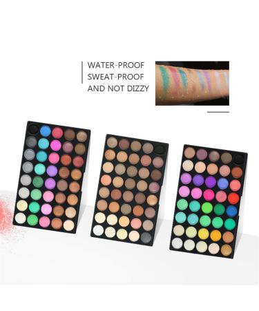 120 Colors Glitter Eyeshadow Palette - Long Lasting Waterproof & Highly Pigmented - All-in-One Makeup Kit & Holiday Gift Set for Women & Girls - Buy Online on GoSupps.com