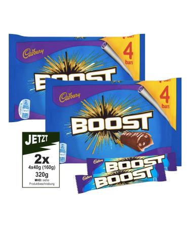 Cadbury Cadbury Boost Pack of 2 Australian Origin Chocolate Bars 40g (160g) 320g