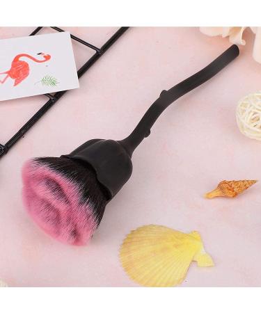 DANNEASY 2pcs Nail Dust Brushes - Rose Nail Brushes for Cleaning Dust and Powder - Acrylic Nail Art Tools Kit - Gold & Black Rose Design - Buy Online on GoSupps.com