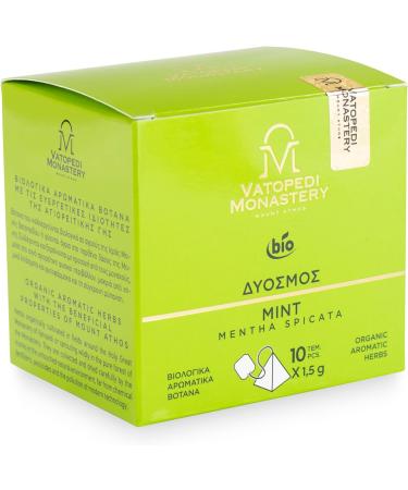 Tisane de Menthe Biologique avec Herbes Aromatiques Bio du Mont Athos (Mentha Spicata) - 15g - Buy Online on GoSupps.com