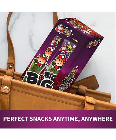 Tao Kae Noi BBQ Grilled Seaweed Snacks | Healthy Nori Rolls for Kids & Adults | 6 Pack 3g Bags - Buy Online on GoSupps.com