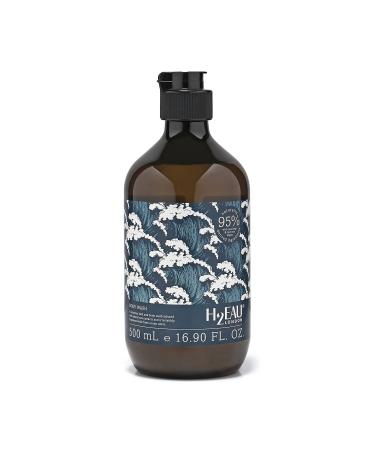 H2Eau Body Wash with Sea Kelp Red Sea Algae and Sea Water Infused With Natural Sea Extracts and Fresh Ocean Scent 500ml