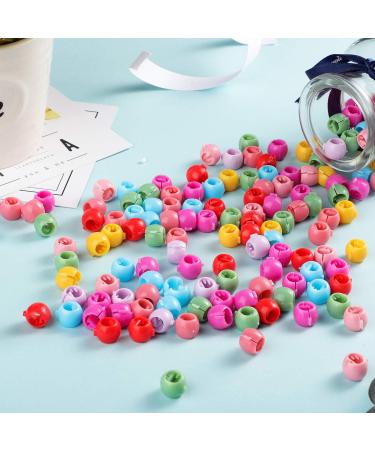 100 Mini Hair Claw Clips - Colorful Bead Hair Pins for Girls, Kids, Toddlers - Small Plastic Clamps for Women - Hair Accessory - Buy Online on GoSupps.com