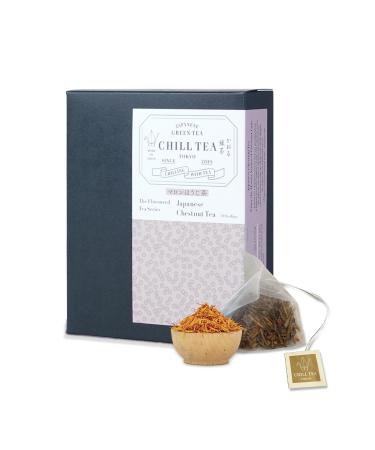 CHILL TEA Tokyo CHILL TEA Tokyo Japanese Chestnut Hojicha Tea - 100% Japanese Loose Leaf Tea - Hazelnut Flavor (30 bags)