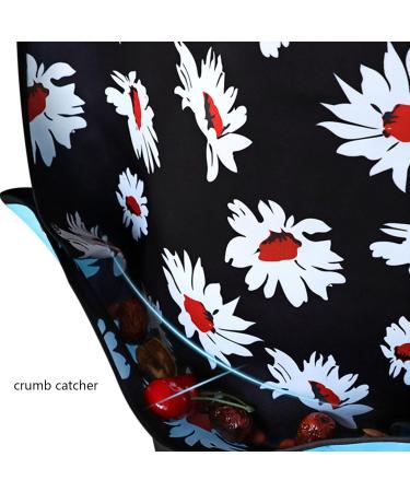 HACLEN 2 Pack Adult Bibs with Crumb Catcher Fashionable Adultbibs for Elderly Women Bibs for Eating Gifts for Women Mom 1 - Buy Online on GoSupps.com