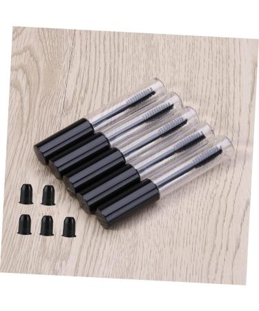TOVINANNA 6pcs Eyelash Brush Tube Mascara Tubes with Wands Empty oil for Eyelashes Eyelash Tube Black - Buy Online on GoSupps.com