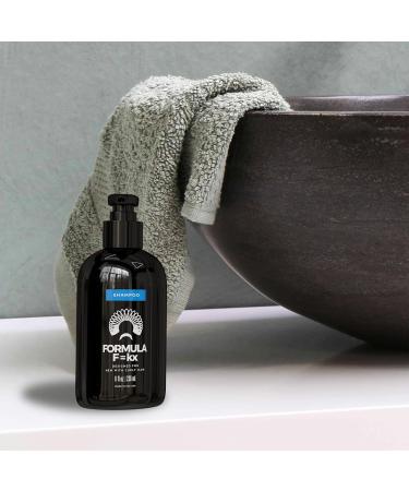 Formula F kx Curl Strengthening Shampoo | Sulfate-Free for Wavy Curly & Coily Hair (Type 2a-4c) | Ocean Scent | Made in Texas | 8 oz - Buy Online on GoSupps.com