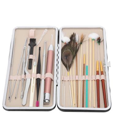 Double Ended Spiral Ear Wax Removal Tool Set - 23 Pieces, Black, Ear Care Supplies - Buy Online on GoSupps.com