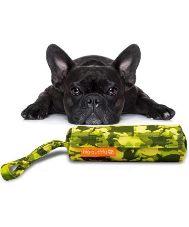 Big Buddy Canvas Food Dummy & Bag for Dogs | Retrieving Dummy for Dog Training (3X Bulli Green) - Buy Online on GoSupps.com