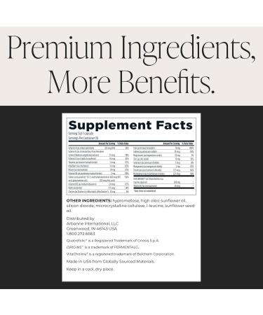 Arbonne HerCore Essentials Prenatal Complete Vegan Multivitamin & Mineral for Pregnancy & Beyond 100% Daily Value of Folate Prenatal Vitamins for Women Non-GMO Gluten-Free 30 Capsules - Buy Online on GoSupps.com