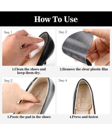 2 Pairs Heel Cushions for Pain Relief | Shock Absorption Inserts for Men & Women | Heel Spurs & Comfort Gel Pads - Buy Online on GoSupps.com