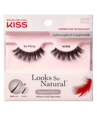 Kiss Looks So Natural Lashes Flirty (6 Pack) - Buy Online on GoSupps.com