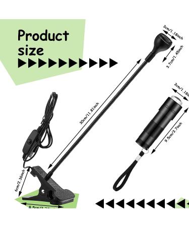 395nm UV LED Nail Lamp with Clamp for Gel Nail Curing | USB Charger Block | Big Chip UV Light Fixture (Black) - Buy Online on GoSupps.com