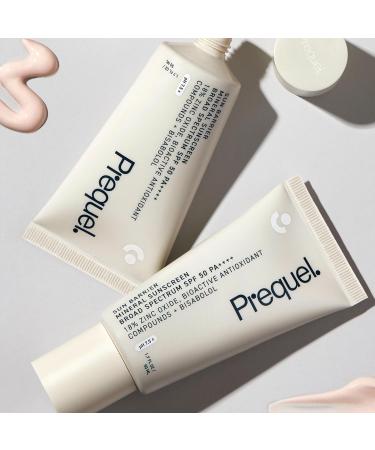 Prequel Skin Sun Barrier Mineral SPF 50 - Lightweight Zinc Oxide Sunscreen - 1.7 Fl Oz - Optimal Sun Protection - Buy Online on GoSupps.com