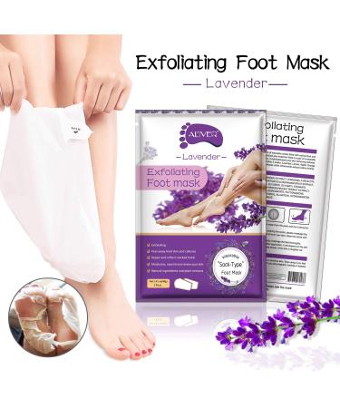 Foot Peel Mask 5-Pack - Exfoliating Foot Care for Baby Soft Skin - Repair Dry Cracked Feet & Calluses - Lavender Scented - Buy Online on GoSupps.com