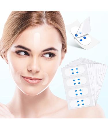 Face Tape Lifting Invisible  Face Lift Tape Wrinkle Patches  Instant Face Lift V-shaped Face  Makeup Patches Hide Facial Wrinkles Double Chin Lift Saggy Skin  Face Lifting Tape Waterproof (40 PCS)