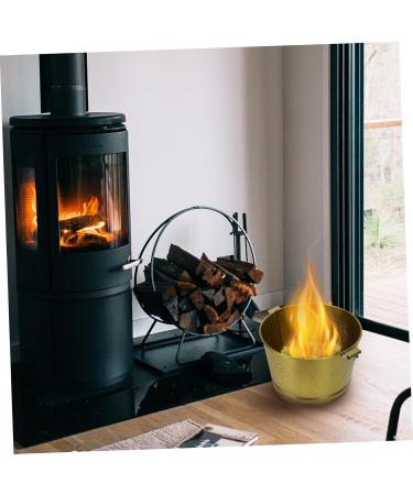 BESPORTBLE 1pc Burn Use Incinerator Sacrificial Traditional Burning Chinese Stainless Bucket Paper Golden - Buy Online on GoSupps.com