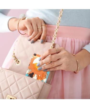 Colorful Cats Paw Lipstick Case | Leather Lip Gloss Organizer with Mirror - Mini Holder for International Shipping - Buy Online on GoSupps.com