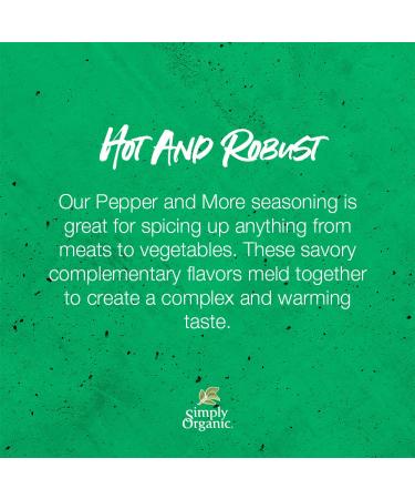 Simply Organic Everyday Blends Pepper & More - 2.2 oz (62 g) - Organic Spice Mix - Buy Online on GoSupps.com
