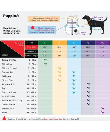 Puppia Mountaineer Winter Dog Coat with Integrated Harness | Waterproof & Warm Fleece | No Pull | CAMO | Large Size - Buy Online on GoSupps.com