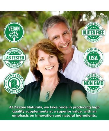 Zazzee BioAbsorb Calcium D-Glucarate 500mg Capsules with BioPerine & Broccoli Extract - Vegan, Non-GMO - Buy Online on GoSupps.com